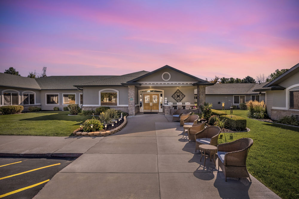 Entrance At Twilight